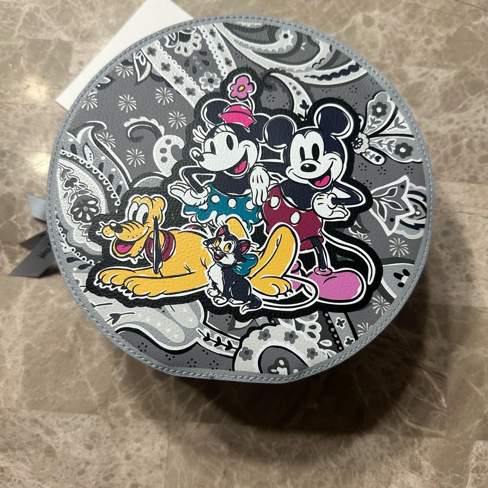 Disney Vera Bradley Gray Cosmetic Bag